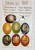 Chakra Palm Stone Set