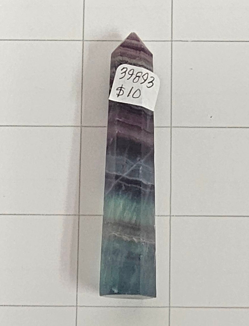 Fluorite obelisk