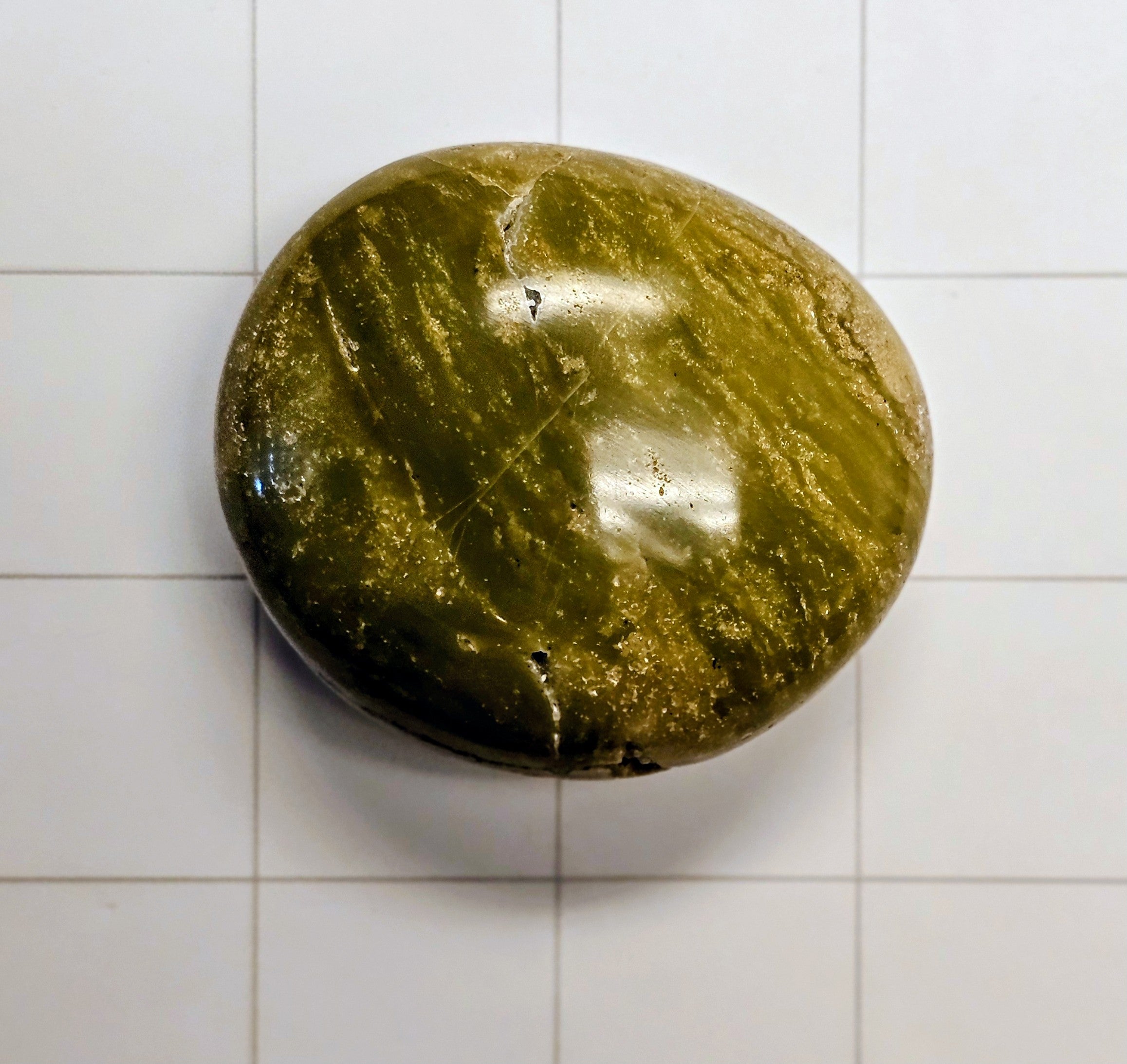 Green Opal Palm Stone