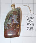 Texas Moss Agate Pendant