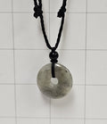 Labradorite Donut Necklace