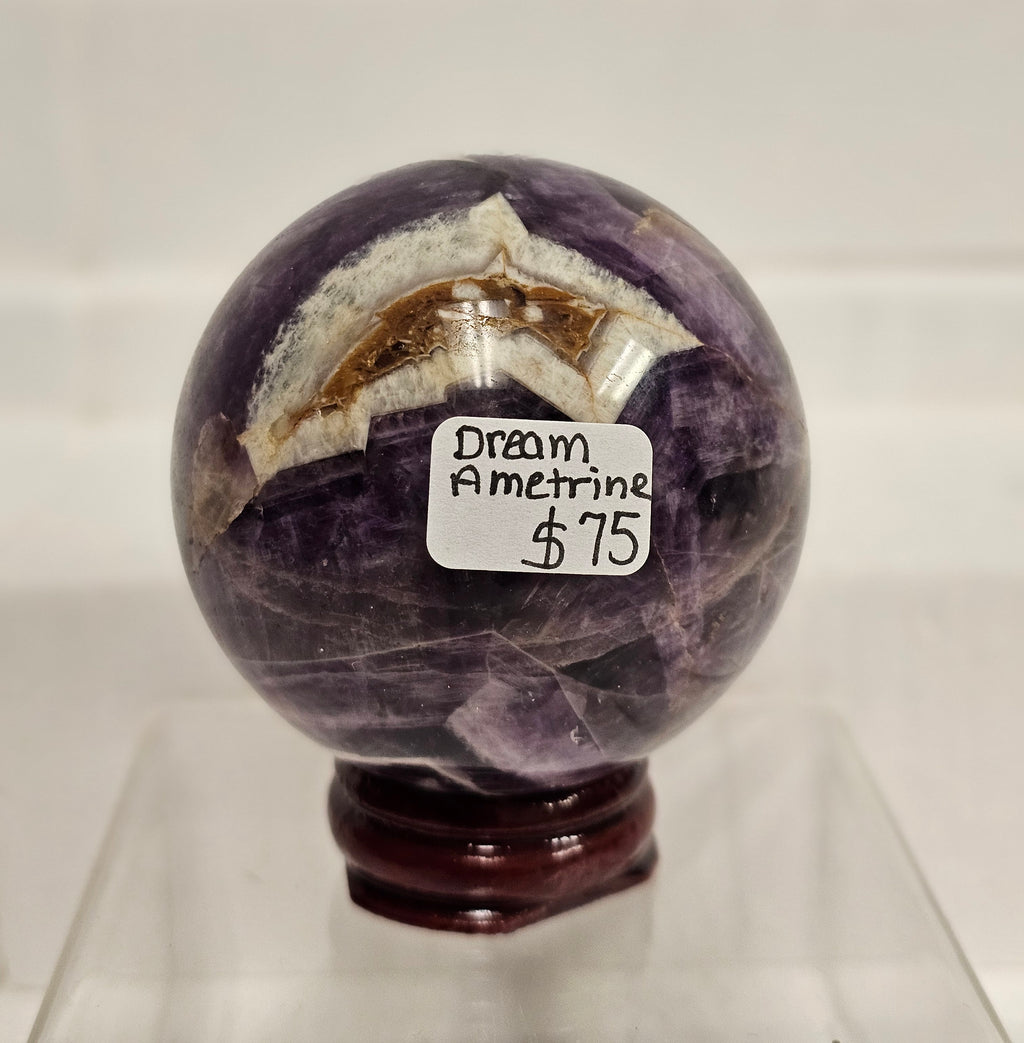 Dream Ametrine sphere