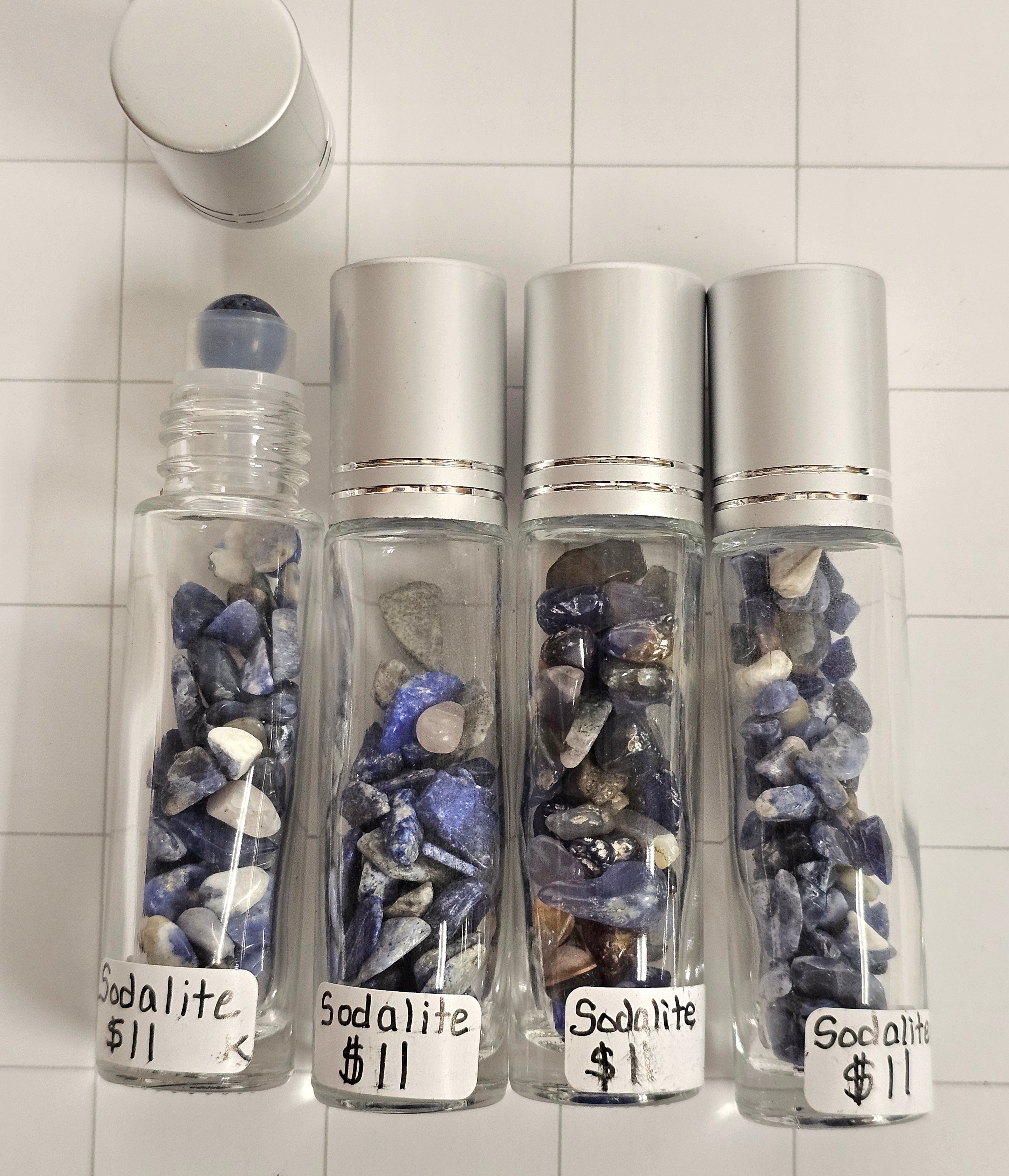 Sodalite in Roller Bottle
